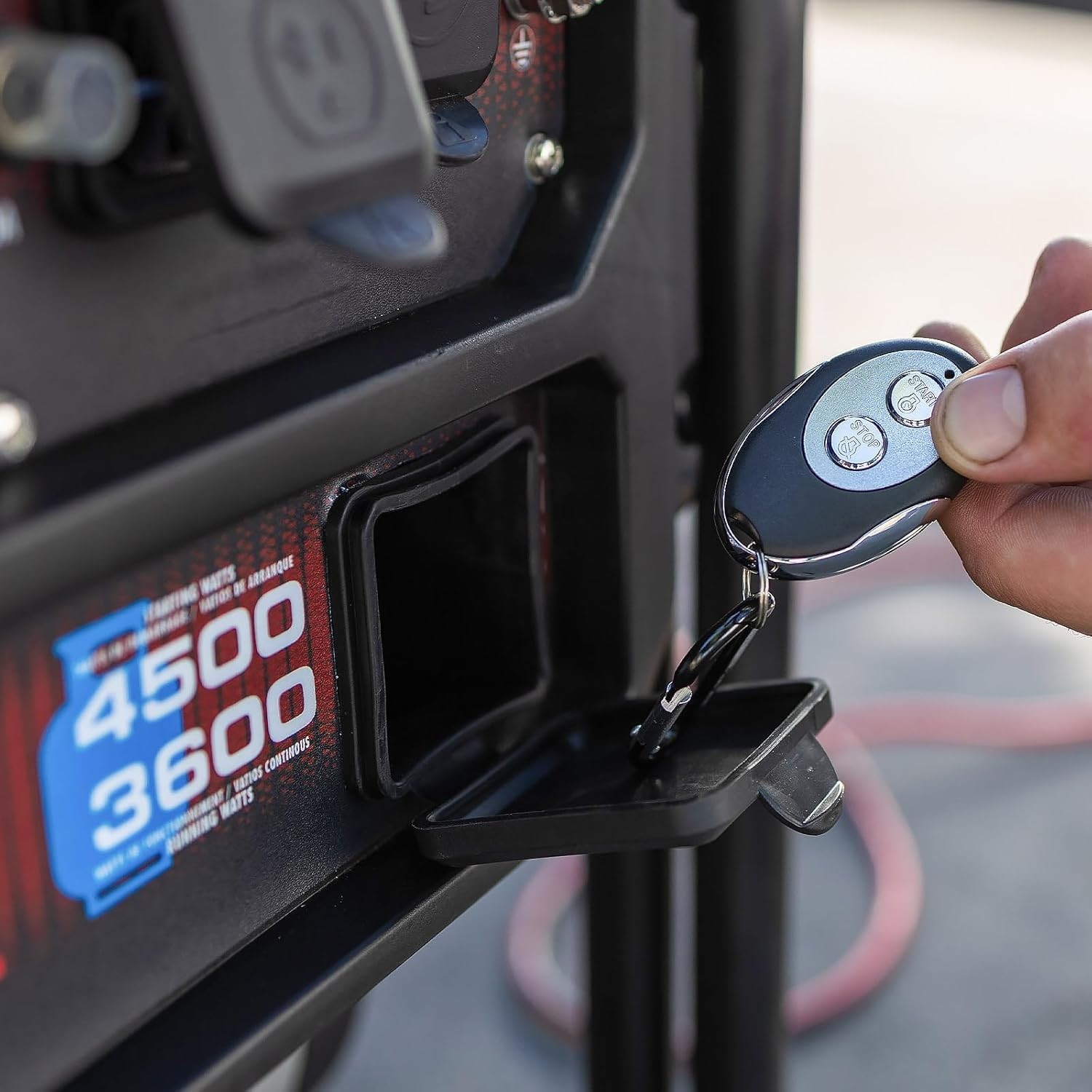 A-iPower GXS5000RD Remote Dual Fuel Portable Generator