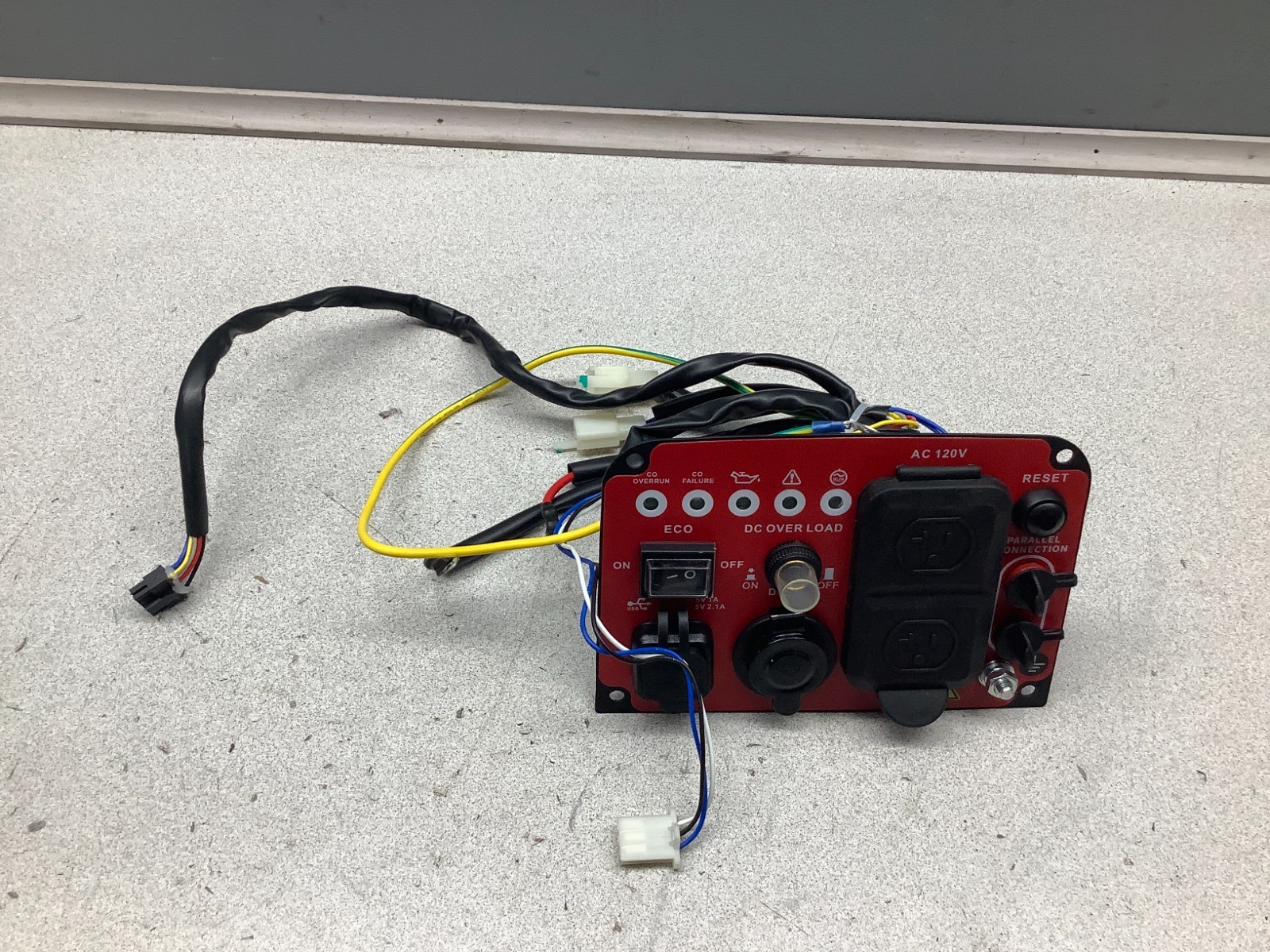 NEW OEM POWERSMART 2500W INVERTER GENERATOR HB5020C CONTROL PANEL SWITCH WIRES