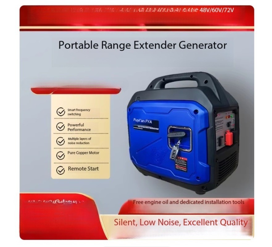 3-4-wheel Electric Vehicle Range Extender Generator Portable Generator