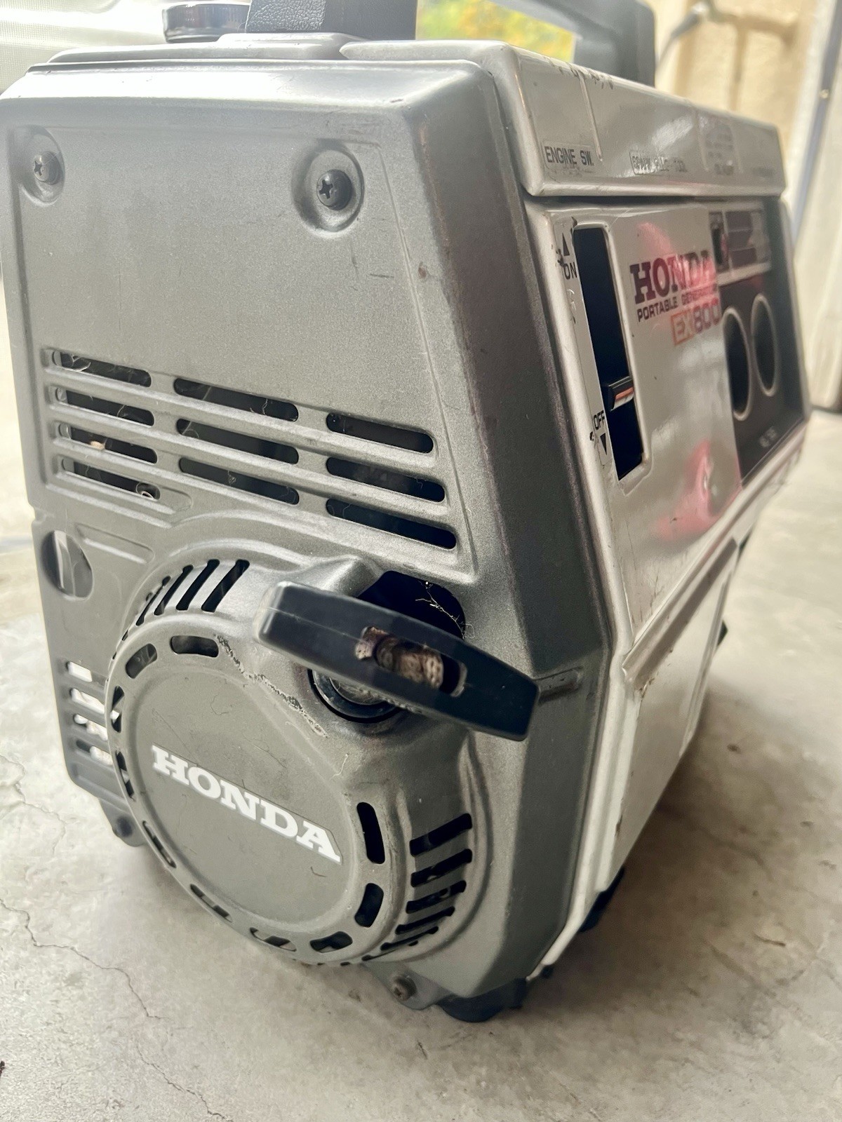 Honda EX800 Portable Generator 1982 800W Vintage Tested Starts & Runs