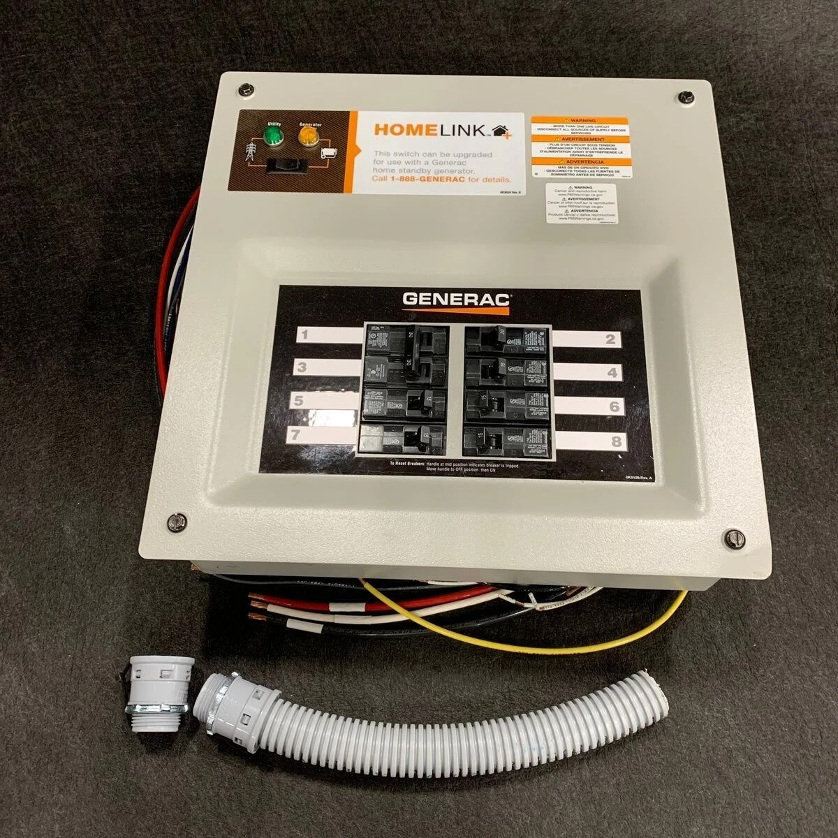 Generac 30 Amp Upgradable Transfer Switch Panel 6852-1 New Ships Same Day