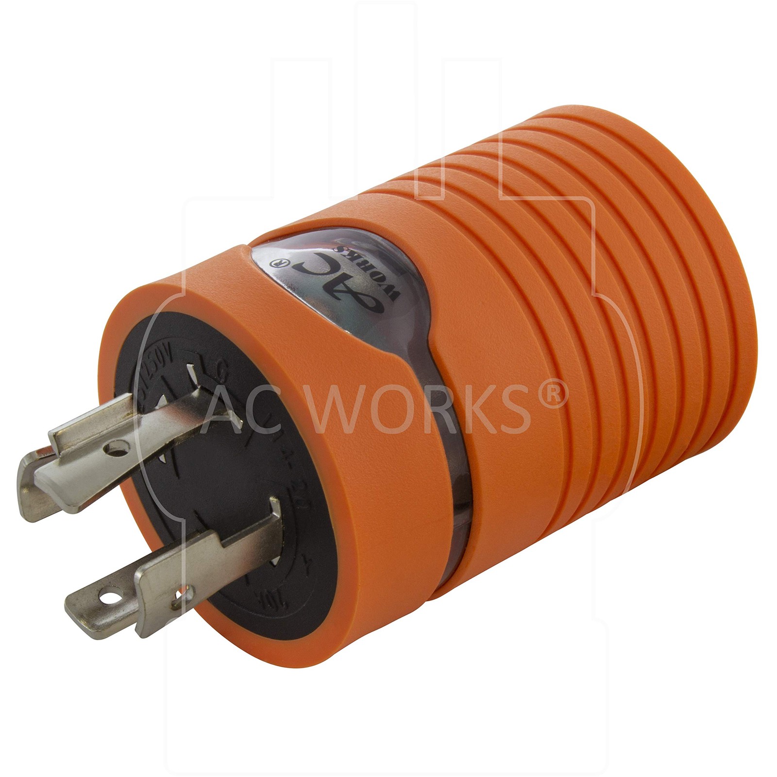 AC WORKS Compact Generator Adapter to Transfer Switch L14-30 Inlet Box Adapter