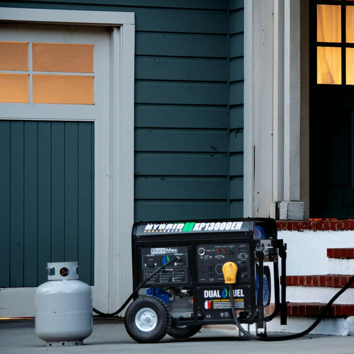DuroMax XP13000EH 13,000-W Portable Hybrid Dual Fuel Generator w/ Electric Start