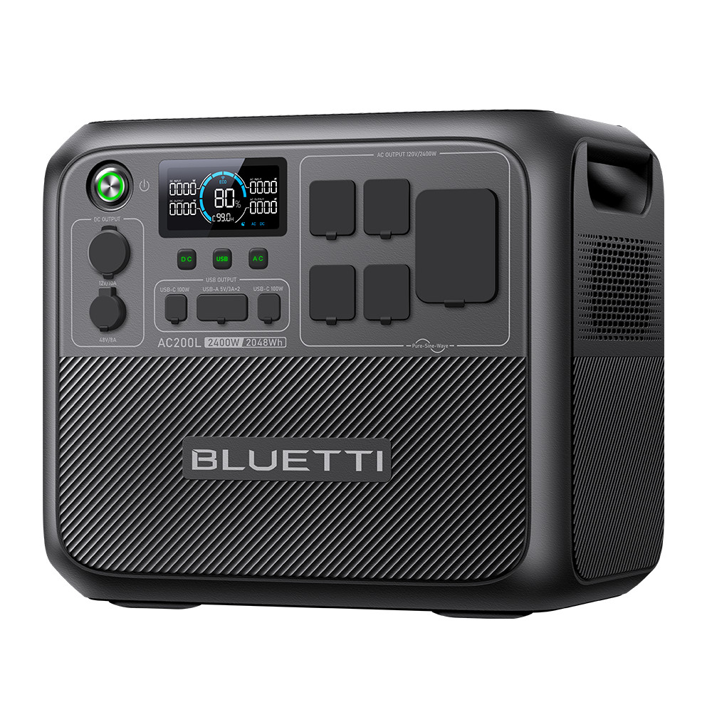 BLUETTI AC200L 2048Wh Portable Power Station Generator for Home Back-up/RV Trip