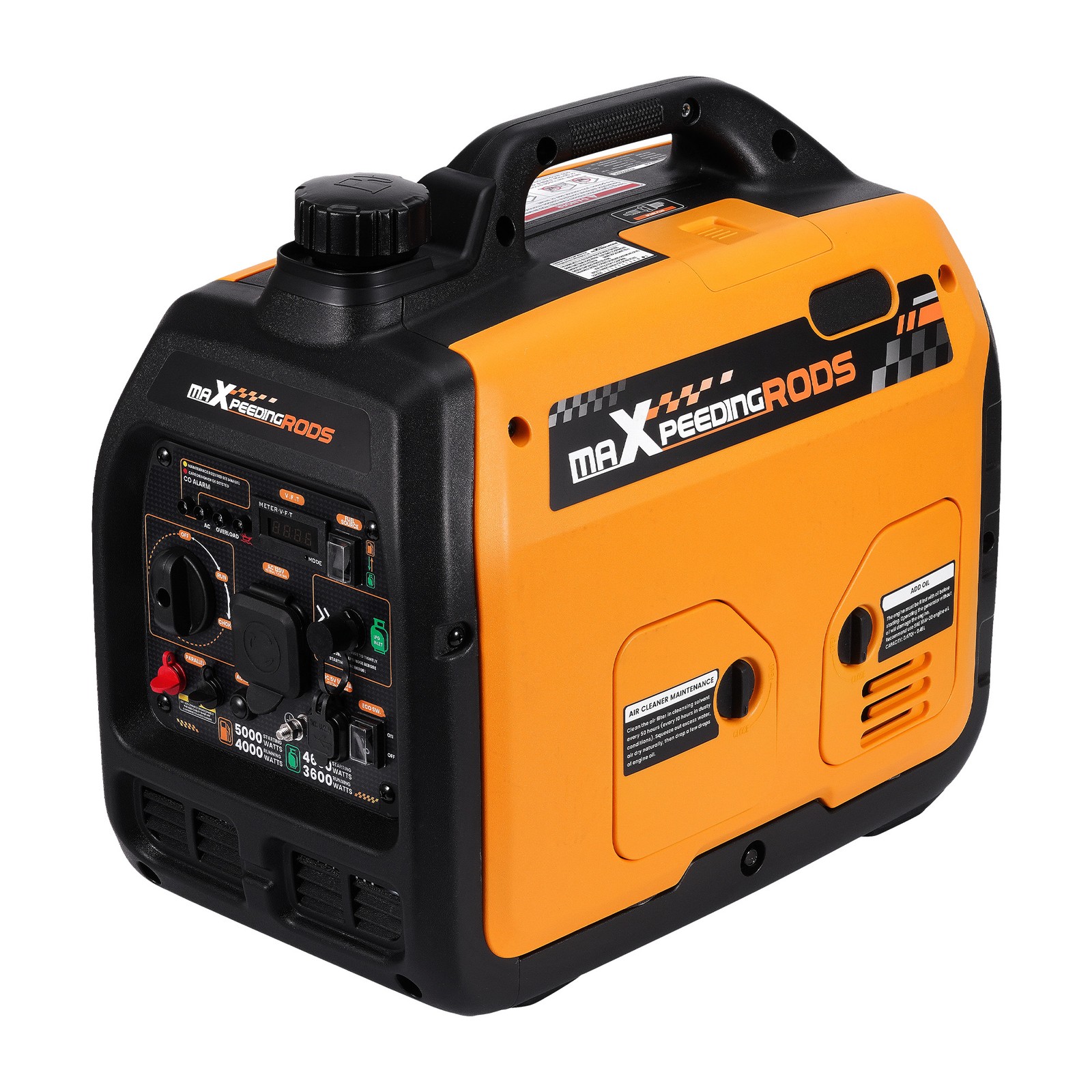 Dual Fuel Generator for Emergency Use – 5000W Gas & 4000W Propane with USB