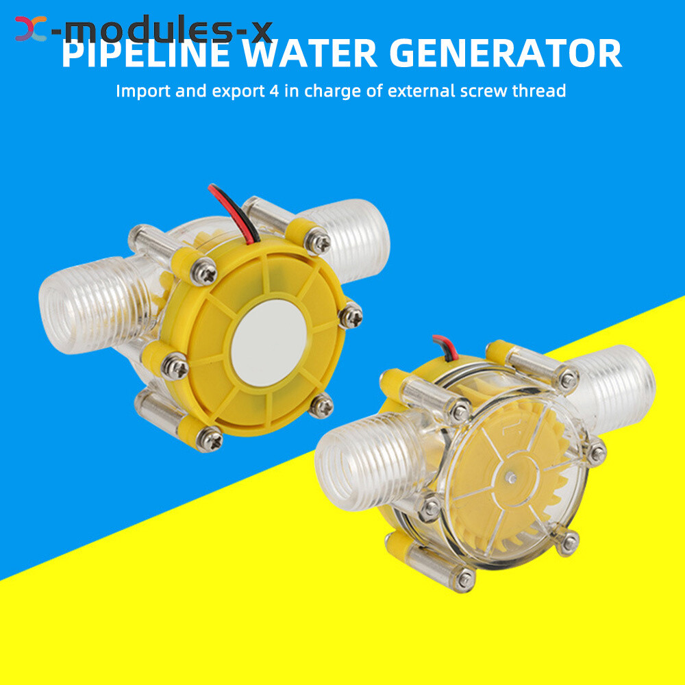 Water Flow Pump Micro Hydro Generator Turbine Flow Hydraulic Power Energy New