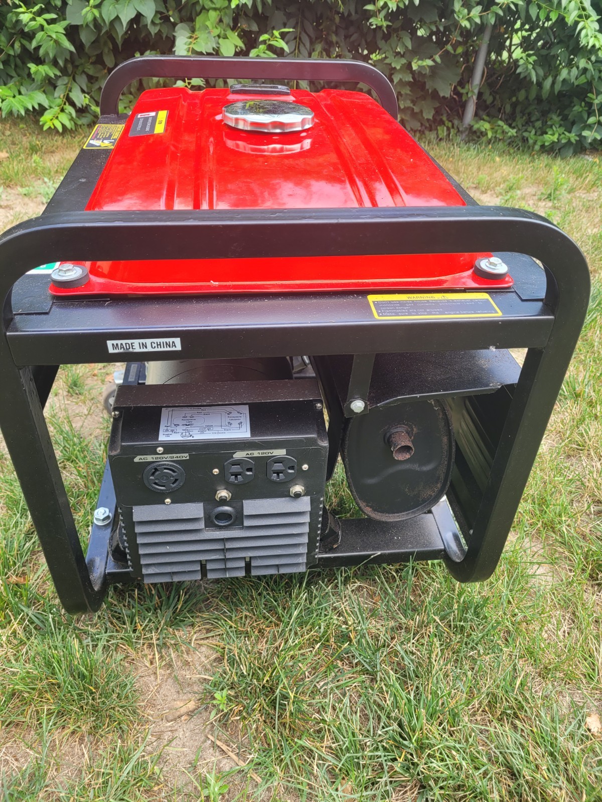 Propane Gas Dual Fuel Generator 3500 Watt 6.5HP 120V 240V Nikota 06041