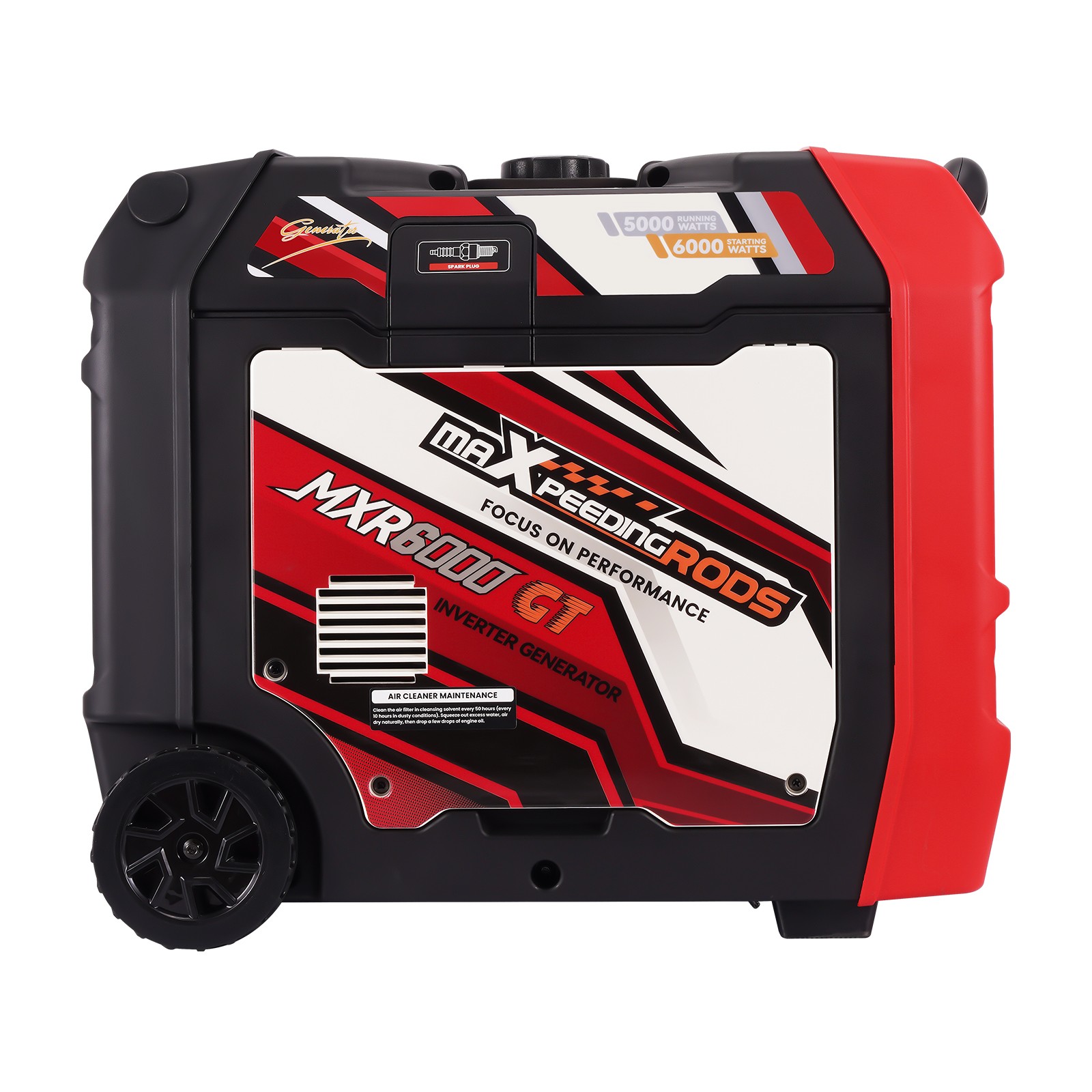 120V/240V Gasoline Generator for Camping & Tailgating 6000W 3 Start Methods