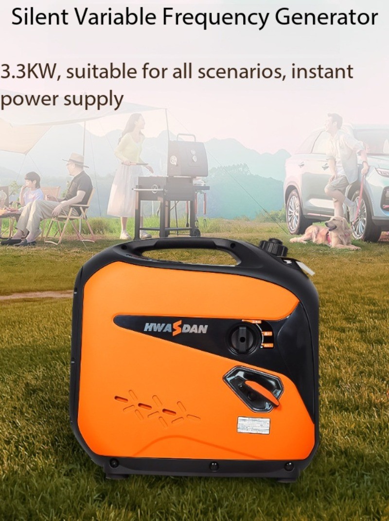 Portable Inverter Generator – Silent Gas Generator for Camping & Outdoor