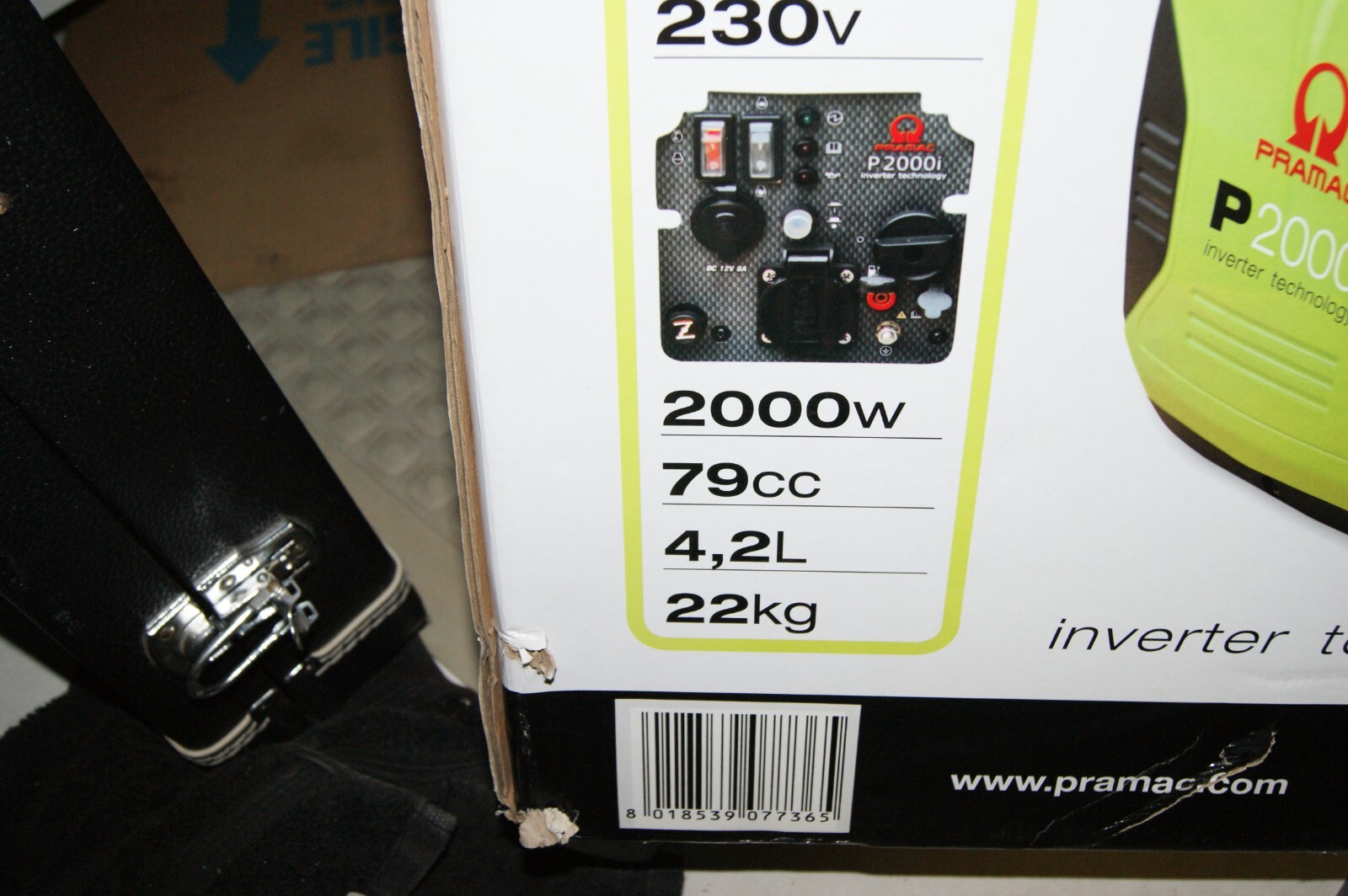 PRAMAC P2000i GENERATOR 230V-2000W- 79CC-4.2L YAMAHA MZ80 ENGINE INVERTER TECH