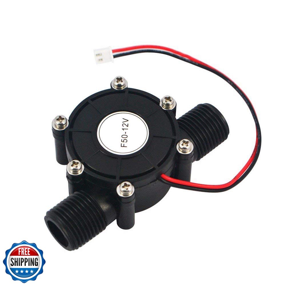 Beduan Micro Water Turbine Generator Hydroelectric Power G1/2″ Male Thread 12…