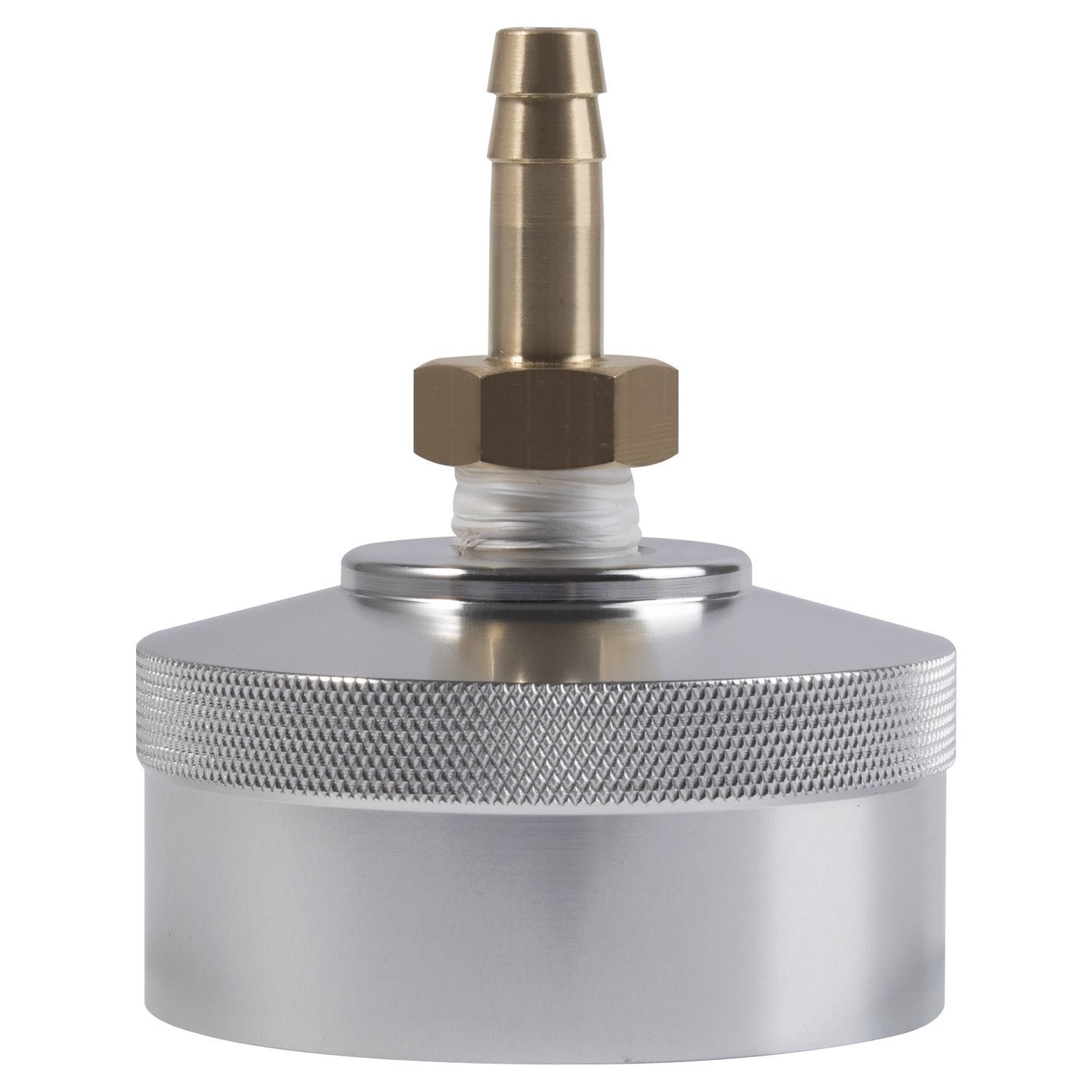 Silver Extended Run Gas Cap Adapter with Brass Hose for Yamaha EF2000is EF1000is