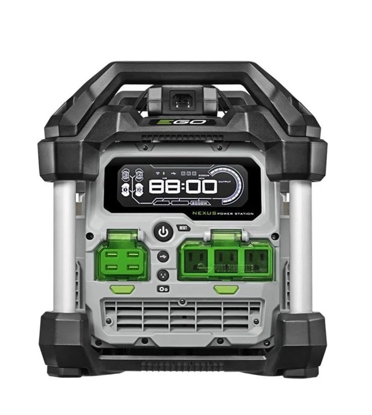 EGO #PST3042 POWER+ Nexus Portable Station 3000W—2 X 7.5 Ah Batteries + Charger