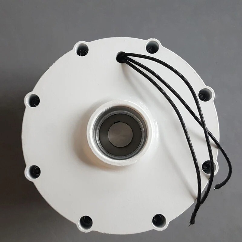 300W 400W Low Speed 12V 24V 48V 3 Phase Gearless Permanent Magnet AC Alternators