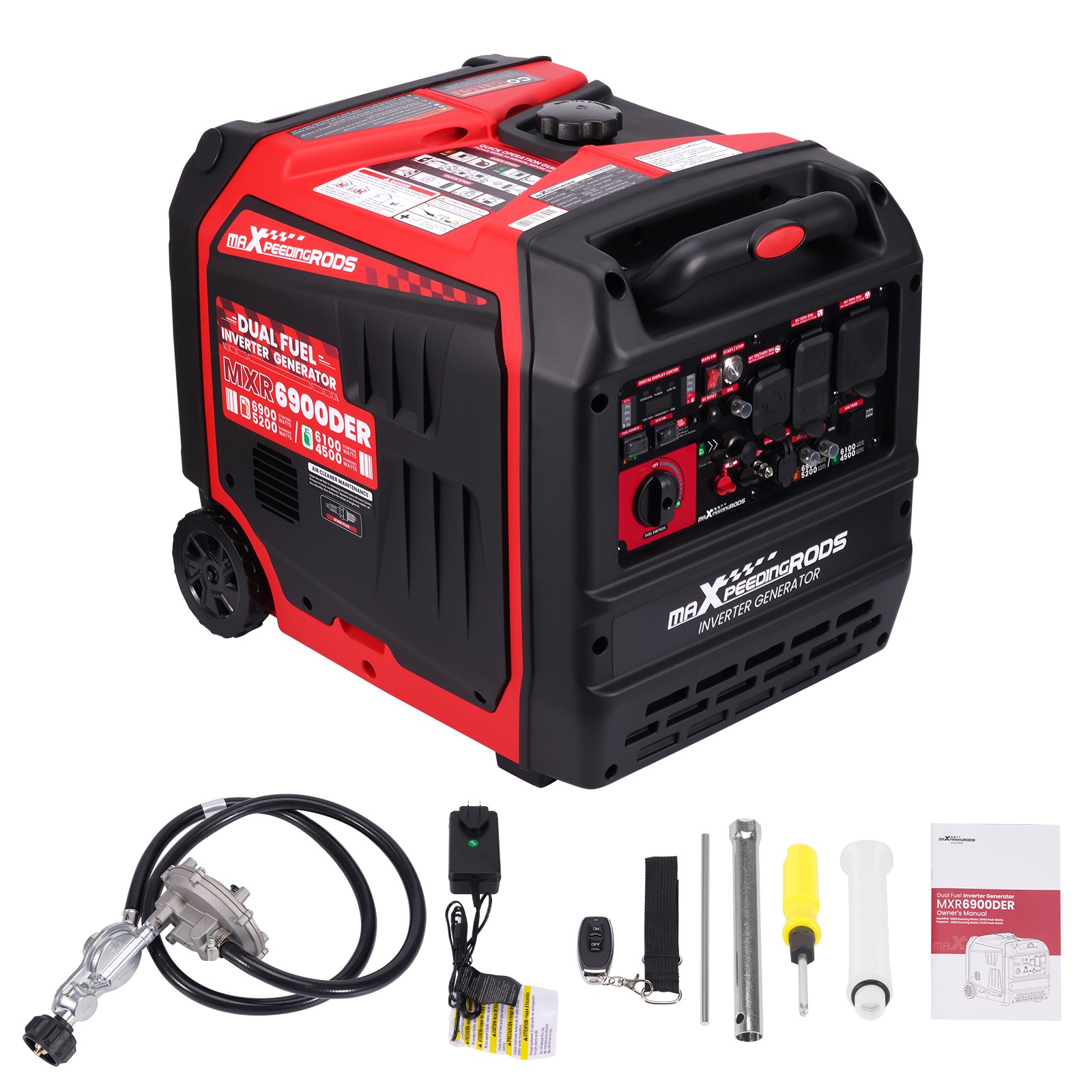 Dual Fuel120/240V Inverter Generator – Low Emissions & Parallel Ready