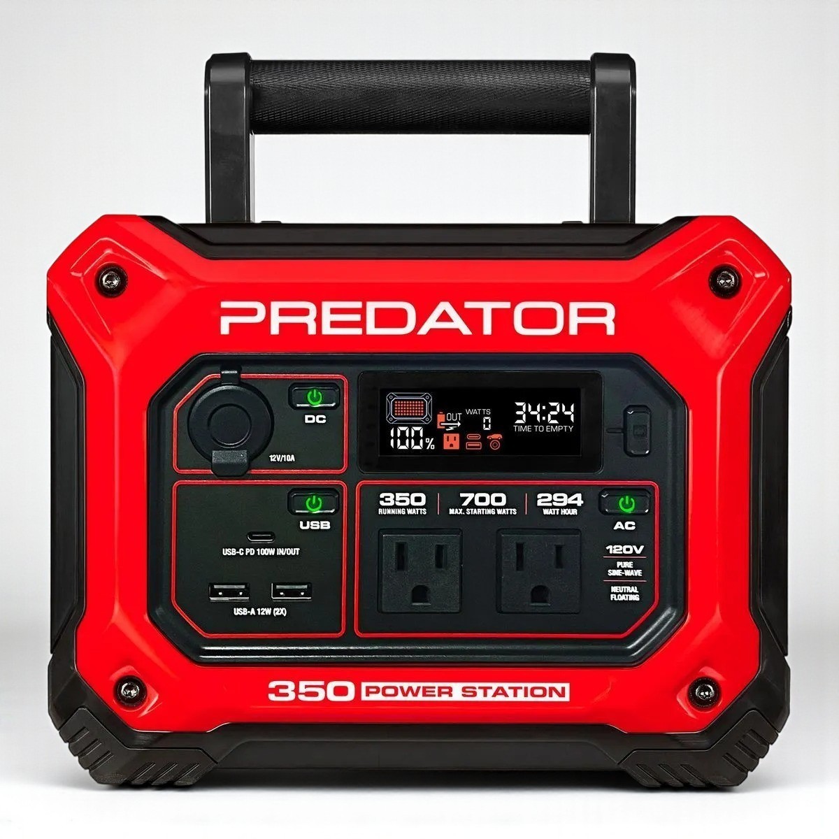 Predator 700W Portable Power Station 294Wh Solar Generator Power Supply Charger