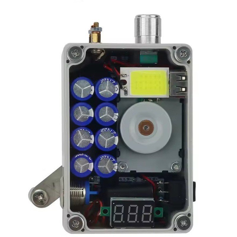6V Hand Crank Power Generator Outdoor Hand Crank Generator w/ 8 Capacitors