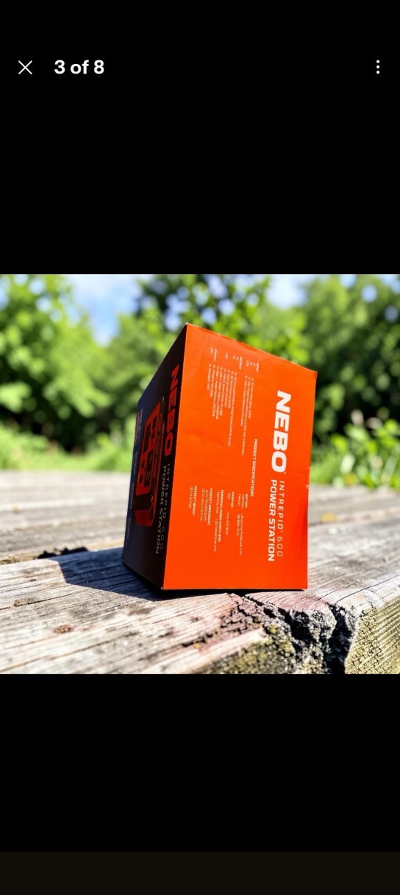 NEBO Intrepid 600 Power Station 600W Portable Generator Orange/Black Off-Grid