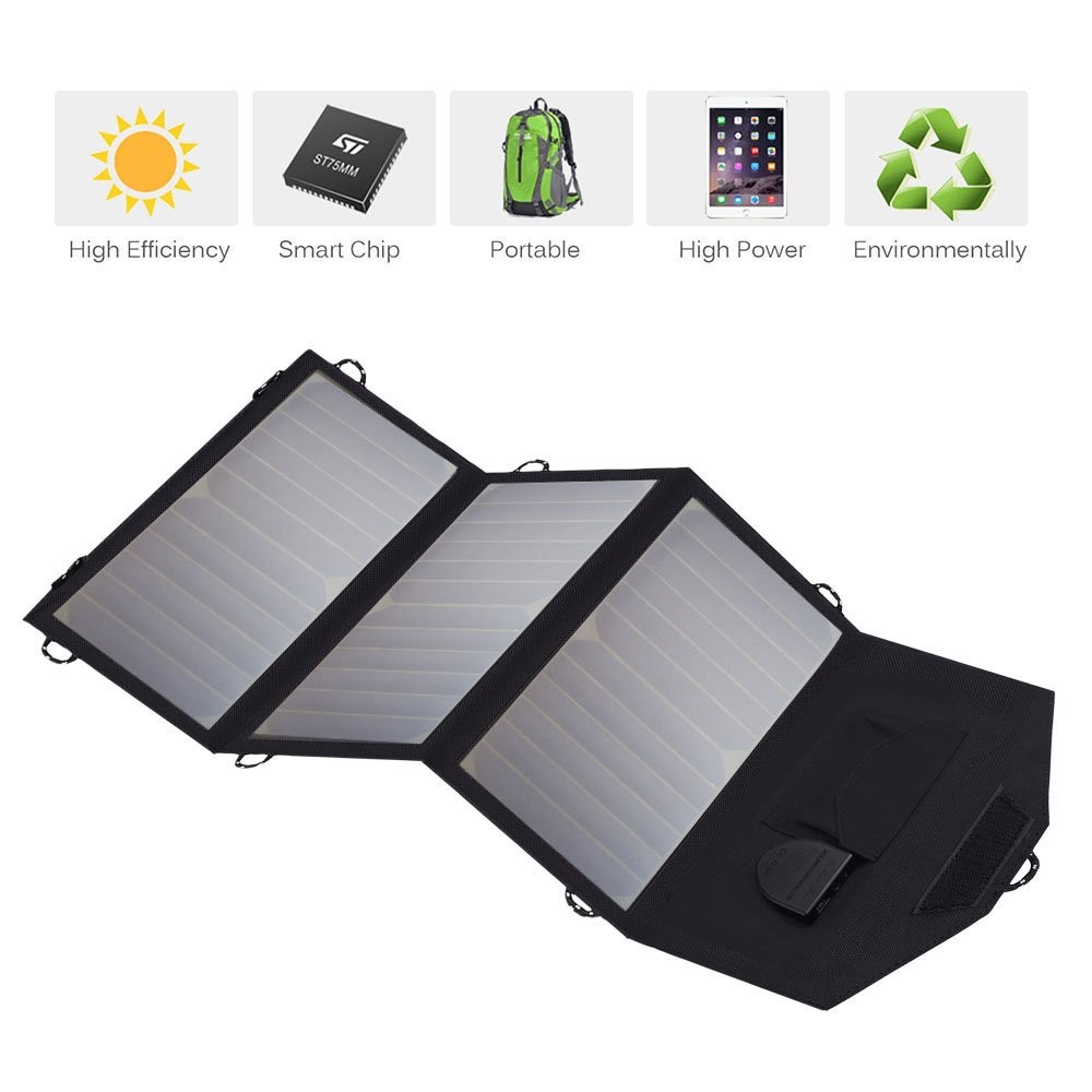 Flexible Foldable Solar Panel 5V 18V Solar Battery Charger 21W for Phone Charger