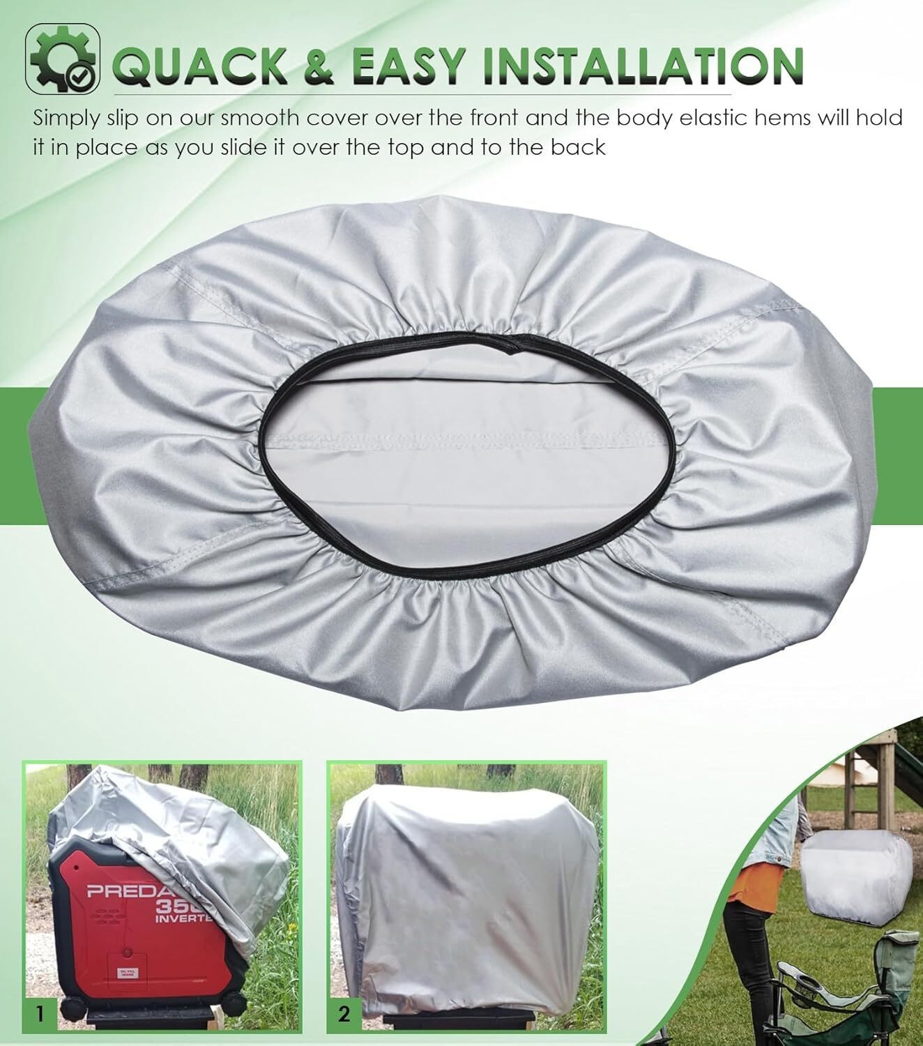 For Honda EU3000is Predator 3500 Generator Cover Dustproof Waterproof Sunproof