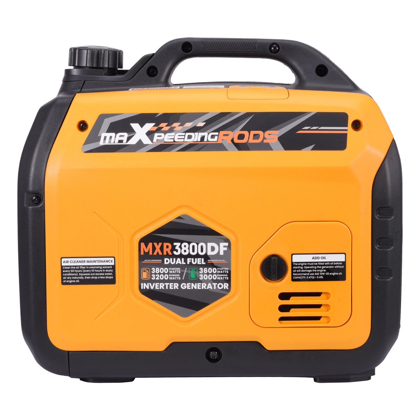 Gasoline LPG Dual Fuel Inverter Generator 3800W Peak 3200W Running for Campers