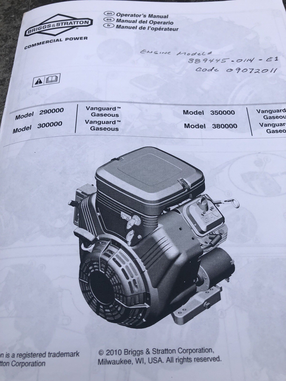 12KW Briggs and Stratton Home Generator, Model 040302A