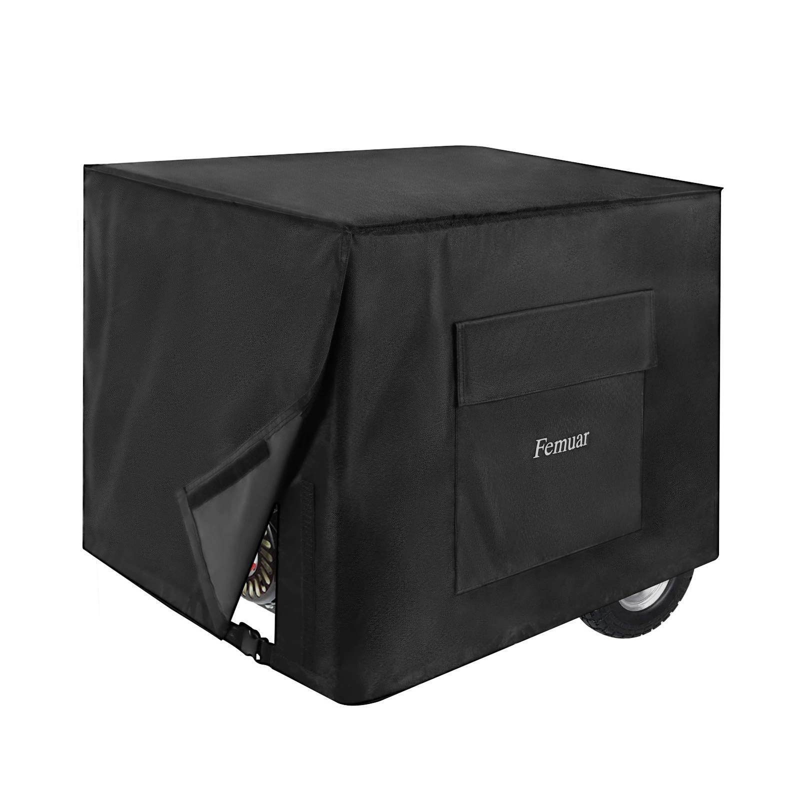 Outdoor Generator Covers Waterproof Heavy Duty 600D Oxford 38X30X28in, Black