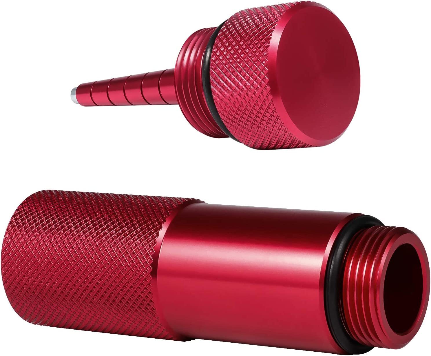 Red Oil Change Funnel and Oil Magnetic Dipstick for Honda Generator EU2200i