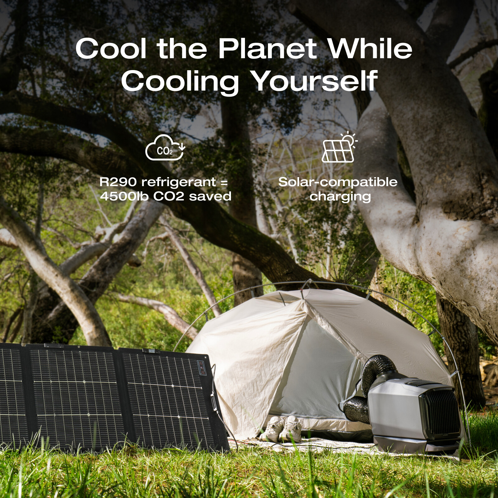 EcoFlow Wave 3 Smart Portable Air Conditioner with Heater for Outdoor/Camping RV