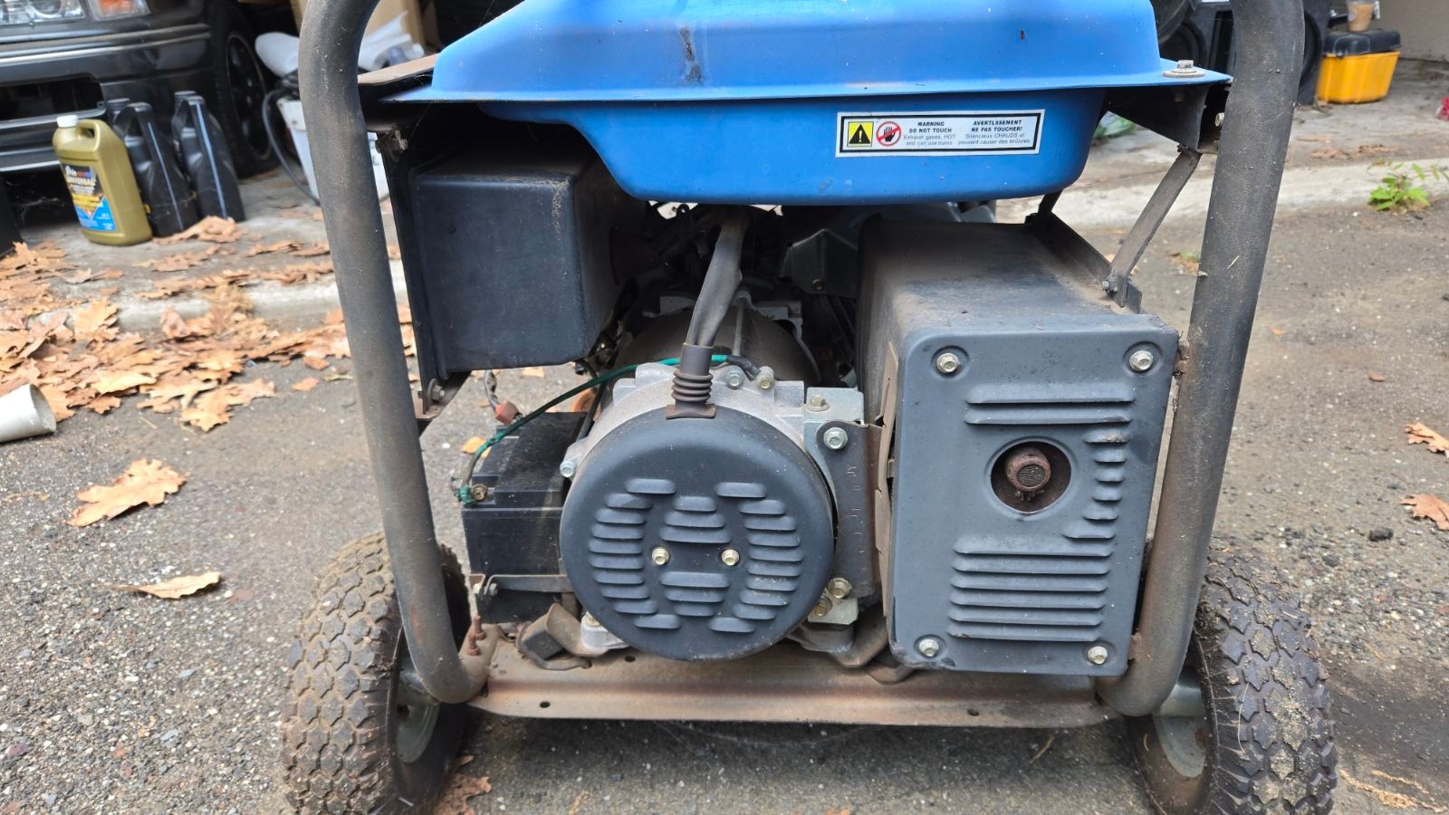 110v and 220v ETQ TG72B12 Portable Generator 8250W Surge / 7250W 14HP engine