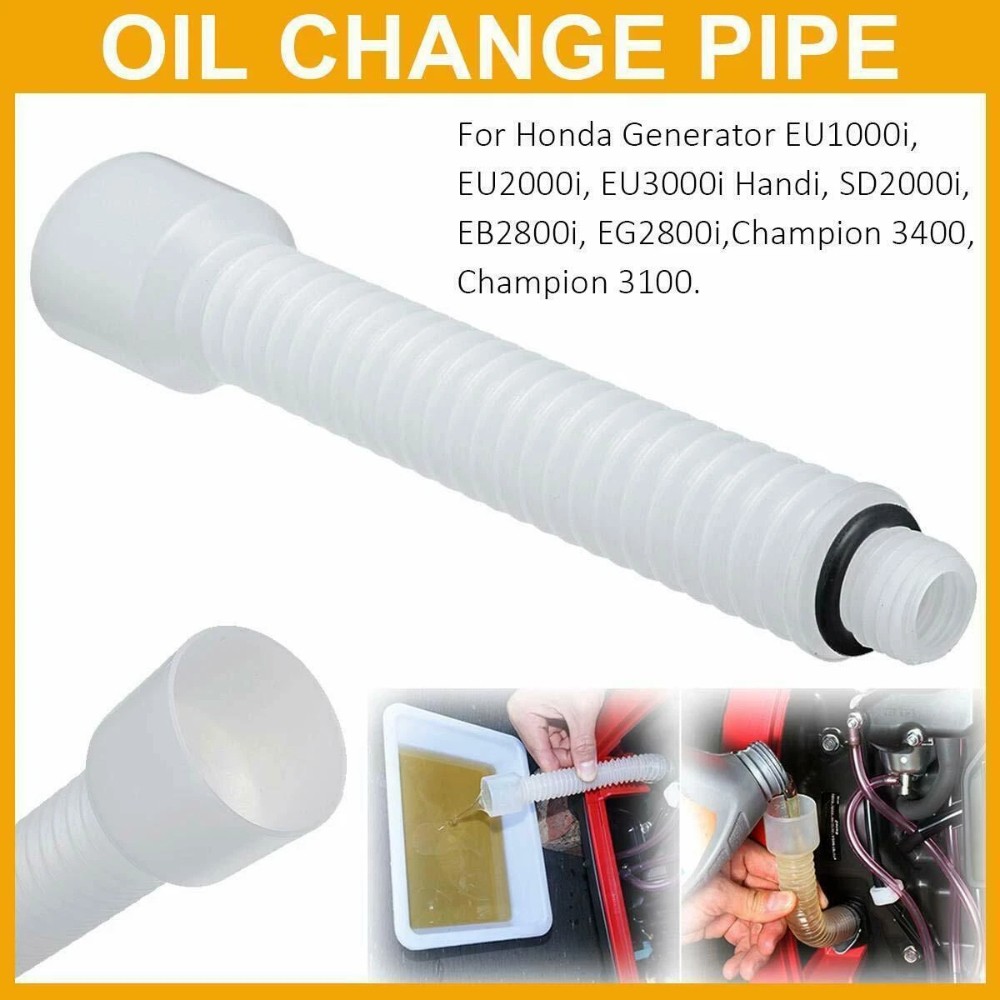 Plastic Mess Free Oil Change Funnel Tube Flexible Pipe fit for Honda Generator