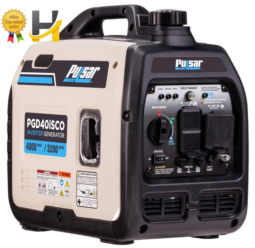 4000-Watt Super Quiet Gas Powered Inverter Generator with CO Sentry, RV Ready