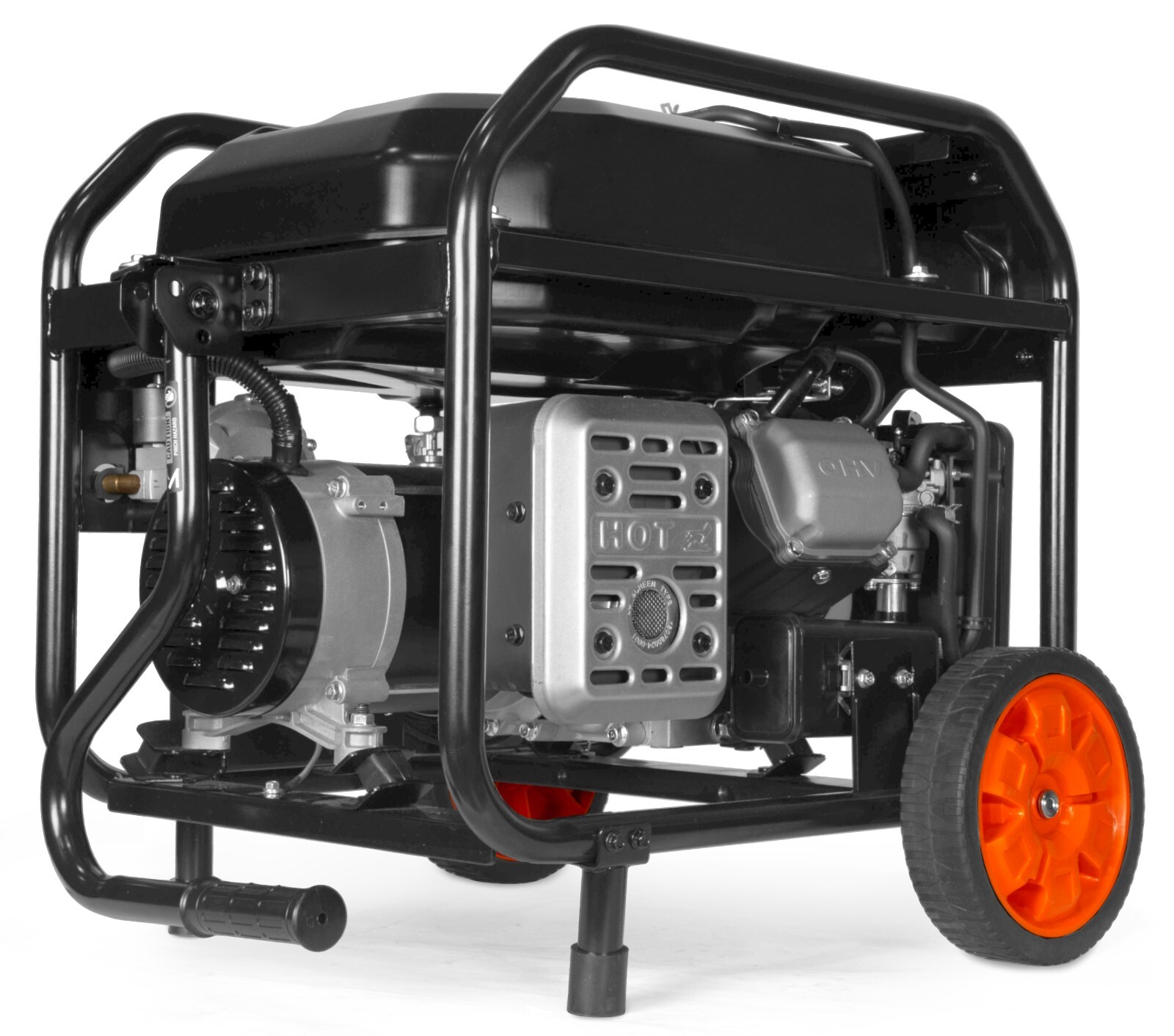 WEN DF5600X 5600W Dual Fuel Portable Generator, 224cc Electric Start, CO Sensor