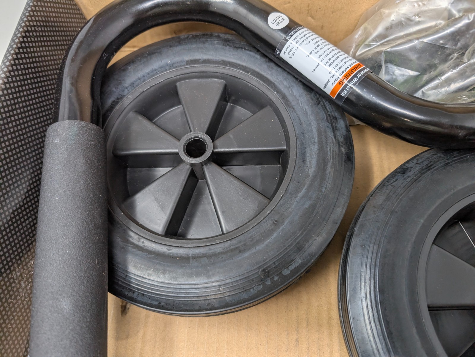 Generator Wheel Kit for Predator Generators ~ 8″ Flat Free Tires Item 68531 (US)