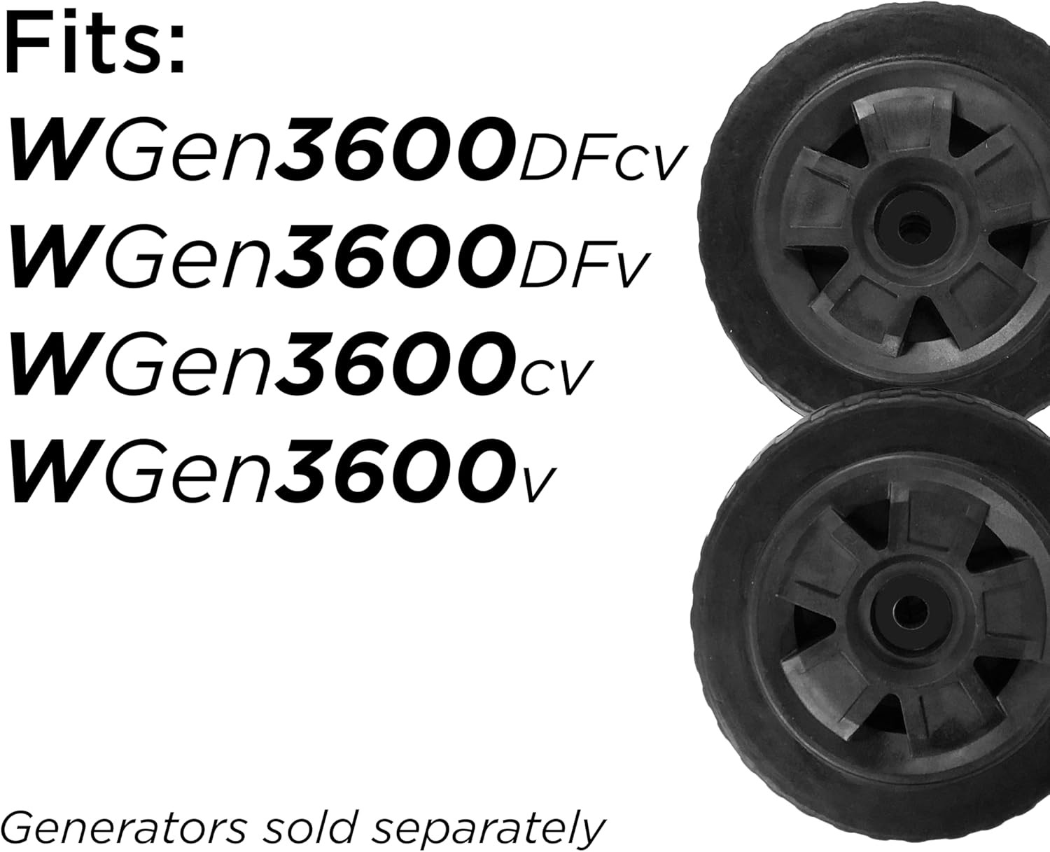 Outdoor Power Equipment Portable Generator Wheel and Handle Kit for Wgen2000 Wge