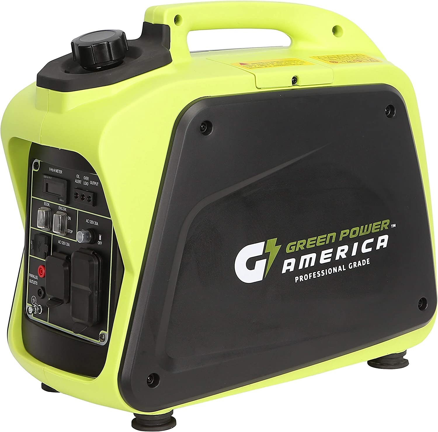 Green Power America 2200W Ultra-Quiet Inverter Generator Parallel Ready GN2200iP