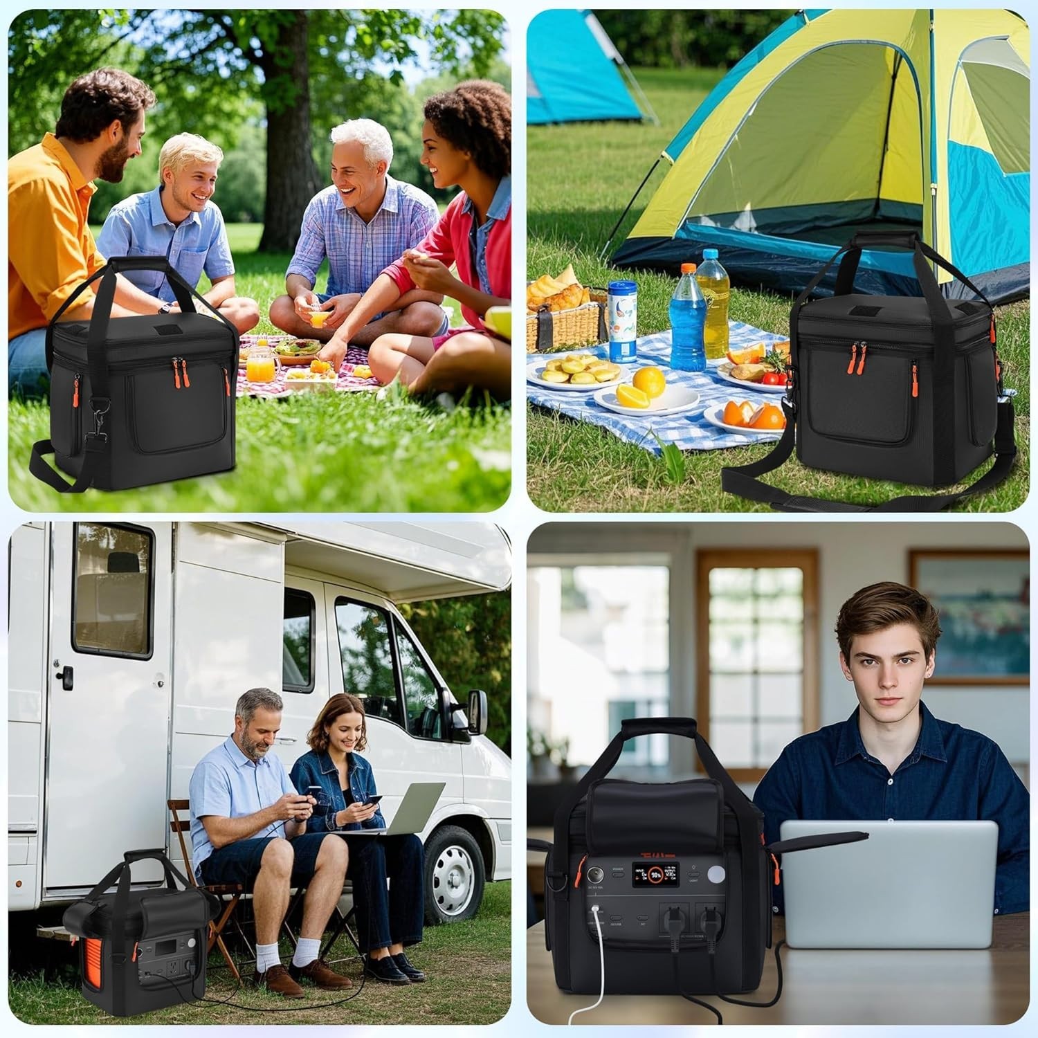 Portable Carrying Bag for Jackery Explorer 1000 V2 – Compact & Stylish