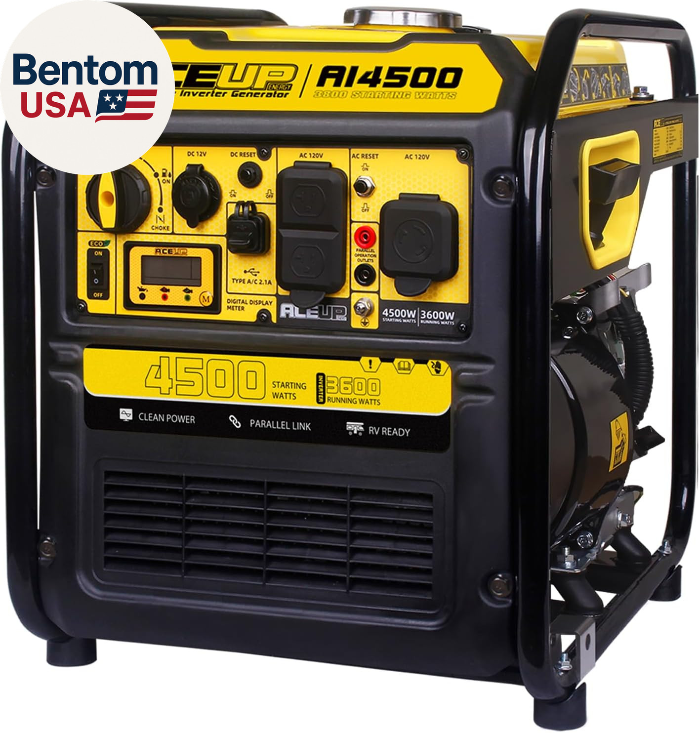 4500 Watt Inverter Generator 223CC, Gas Powered Generator for Home Use, Camping,