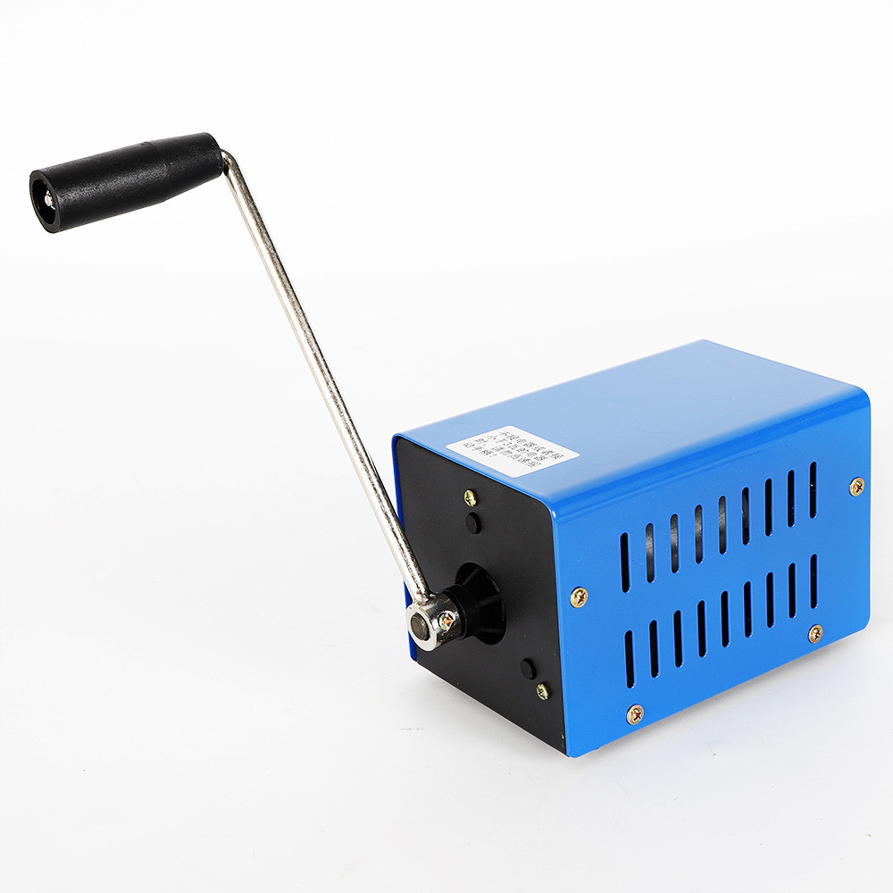 Hand Crank Generator Dynamo Emergency Generator 12/15V USB Charging Portable