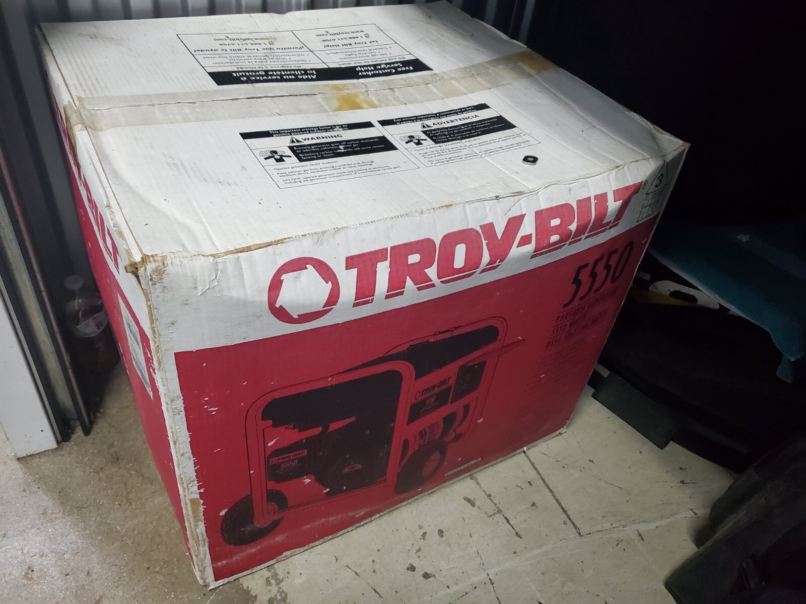 Troy-Bilt 5550 Watt Generator 10 HP – New in Box – Freeport, NY Pickup Only