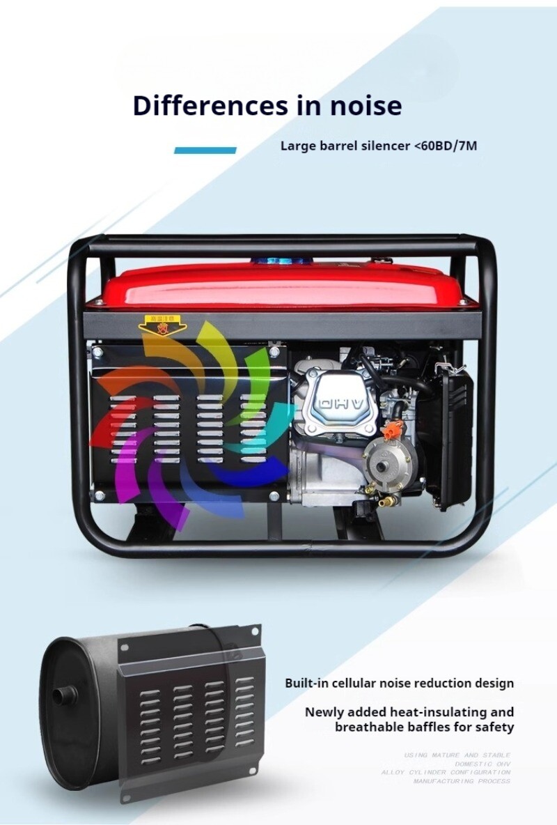 3.5kw Small Petrol Generator Household Single-phase 220V Manual Dual Start
