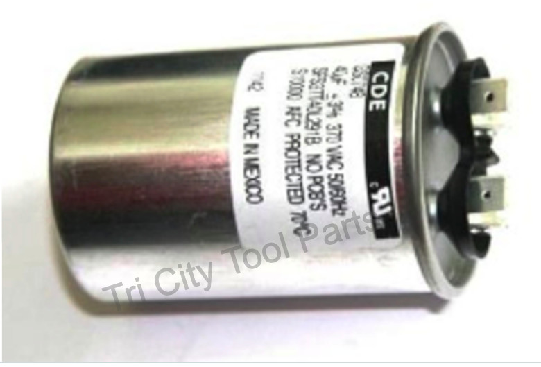 GS-0748 Porter Cable Generator Capacitor 40uf / 370VAC ** Genuine OEM **