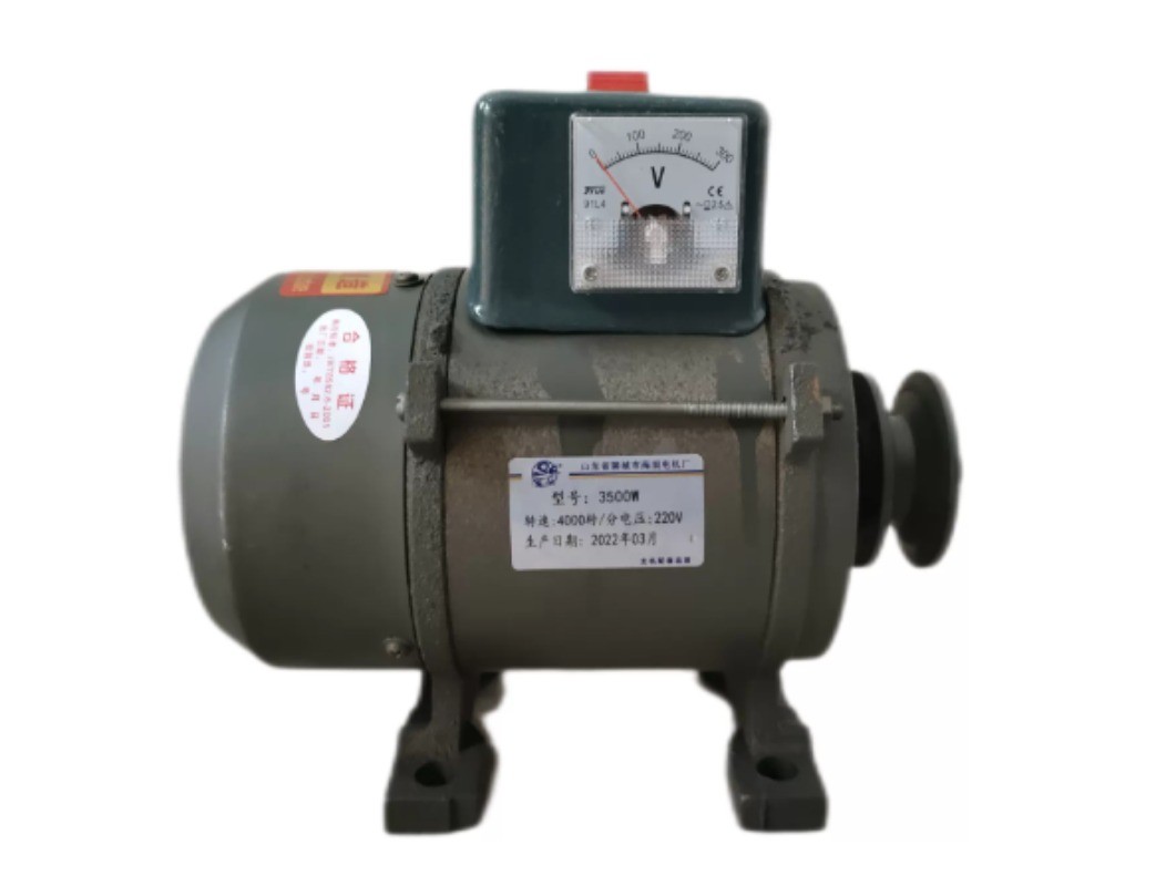 Permanent Magnet Brushless Generator with Voltage Regulator, Pure Copper Winding