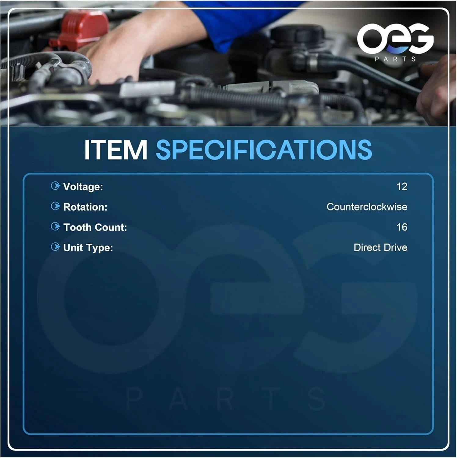 High-Performance New Starter for Onan Generator Models 191-2416, 191-1630