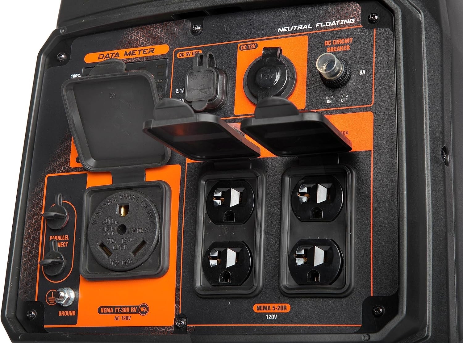 WEN Quiet and Lightweight 4800-Watt RV-Ready Portable Inverter Generator 56477i