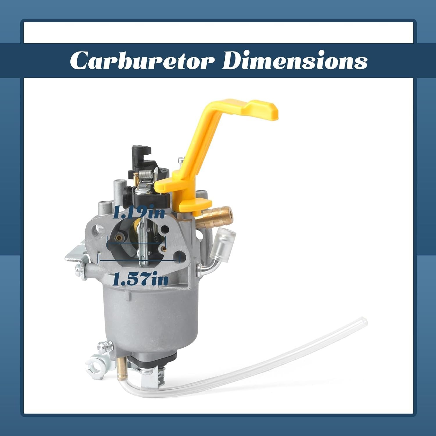 Dual Fuel Portable Generator Carburetor Kit Compatible with Westinghouse WGen…