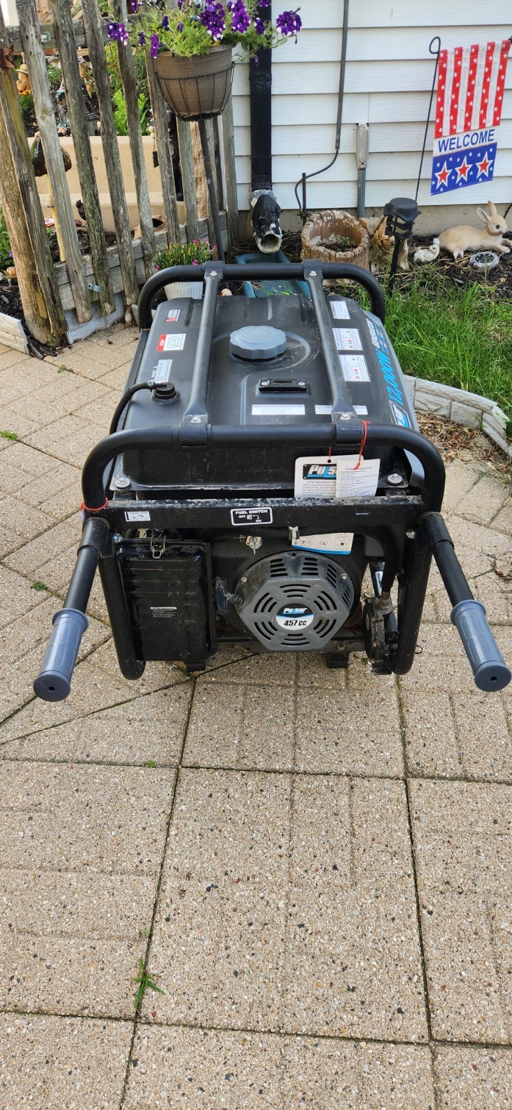 Pulsar 12000 Watt Portable Dual Fuel Propane/Gas Generator Electric Start G12KBN