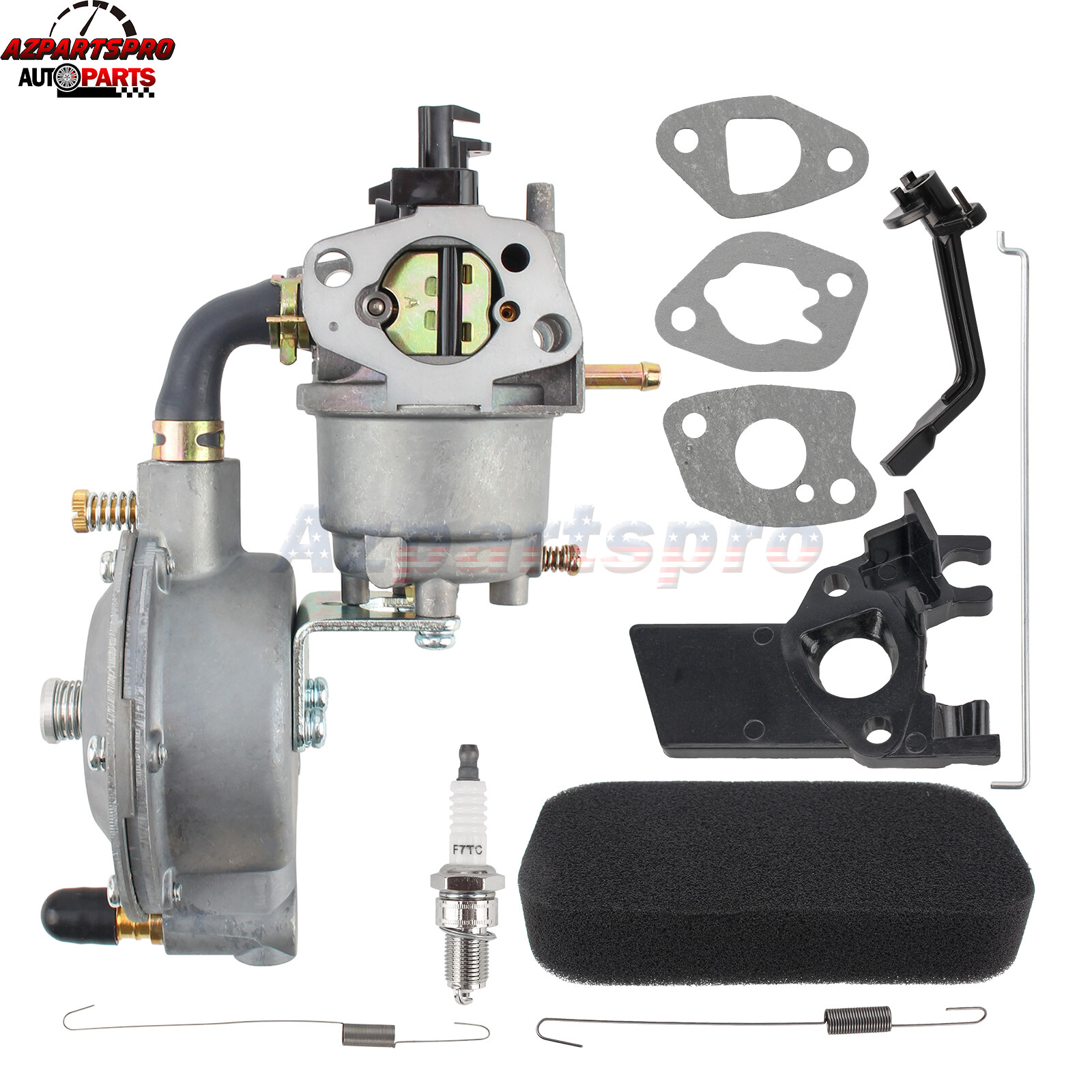 170F(6.5-7.5HP) 208cc/212cc/210cc Carburetor LPG NG CNG for Generator Propane