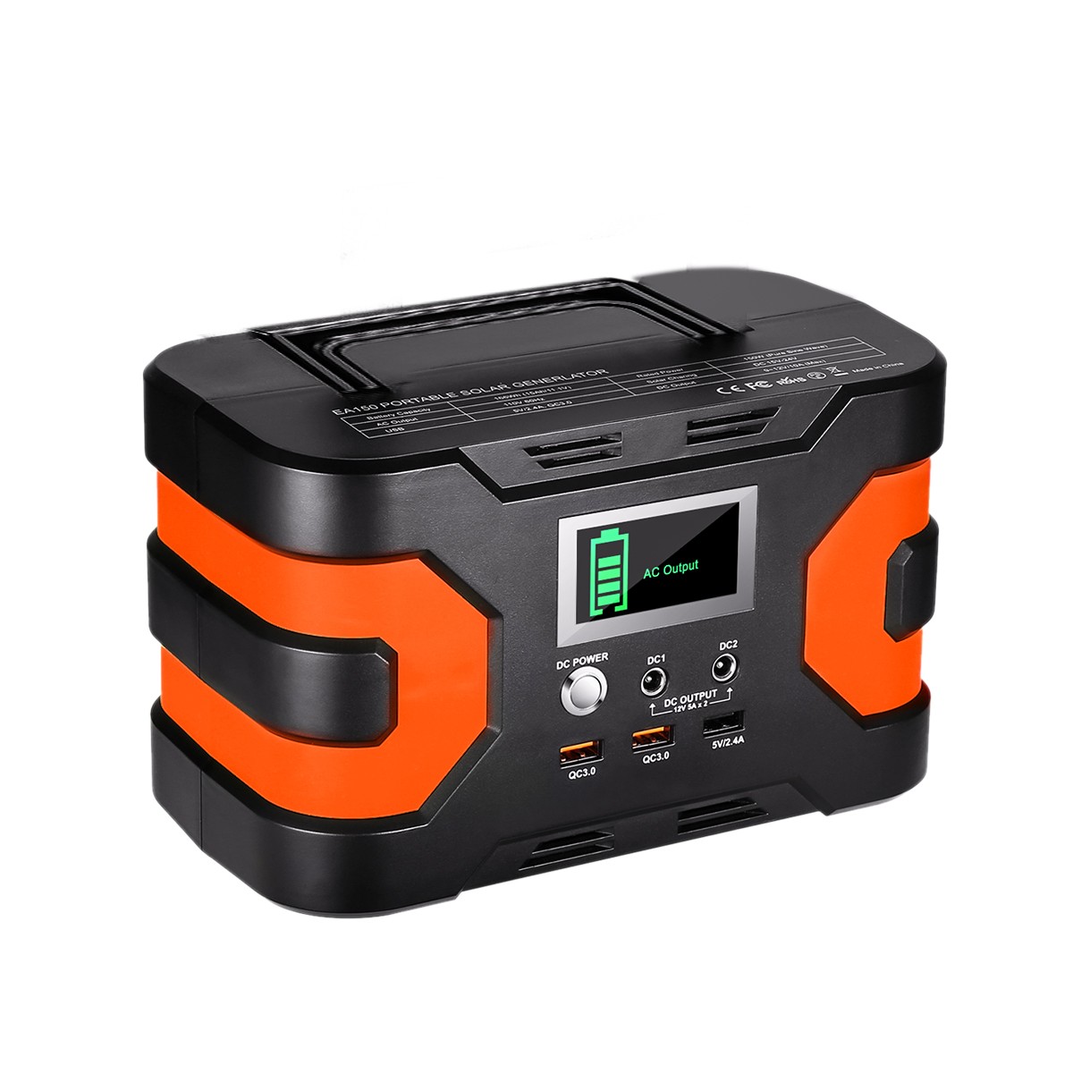 Flashfish Portable 150W Power Station 166Wh Backup Power Generator Refurbished