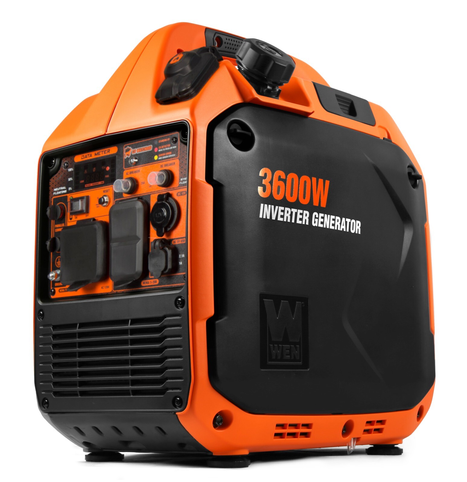 WEN DF360iX Quiet and Lightweight 3600W Dual Fuel RV-Ready Inverter Generator